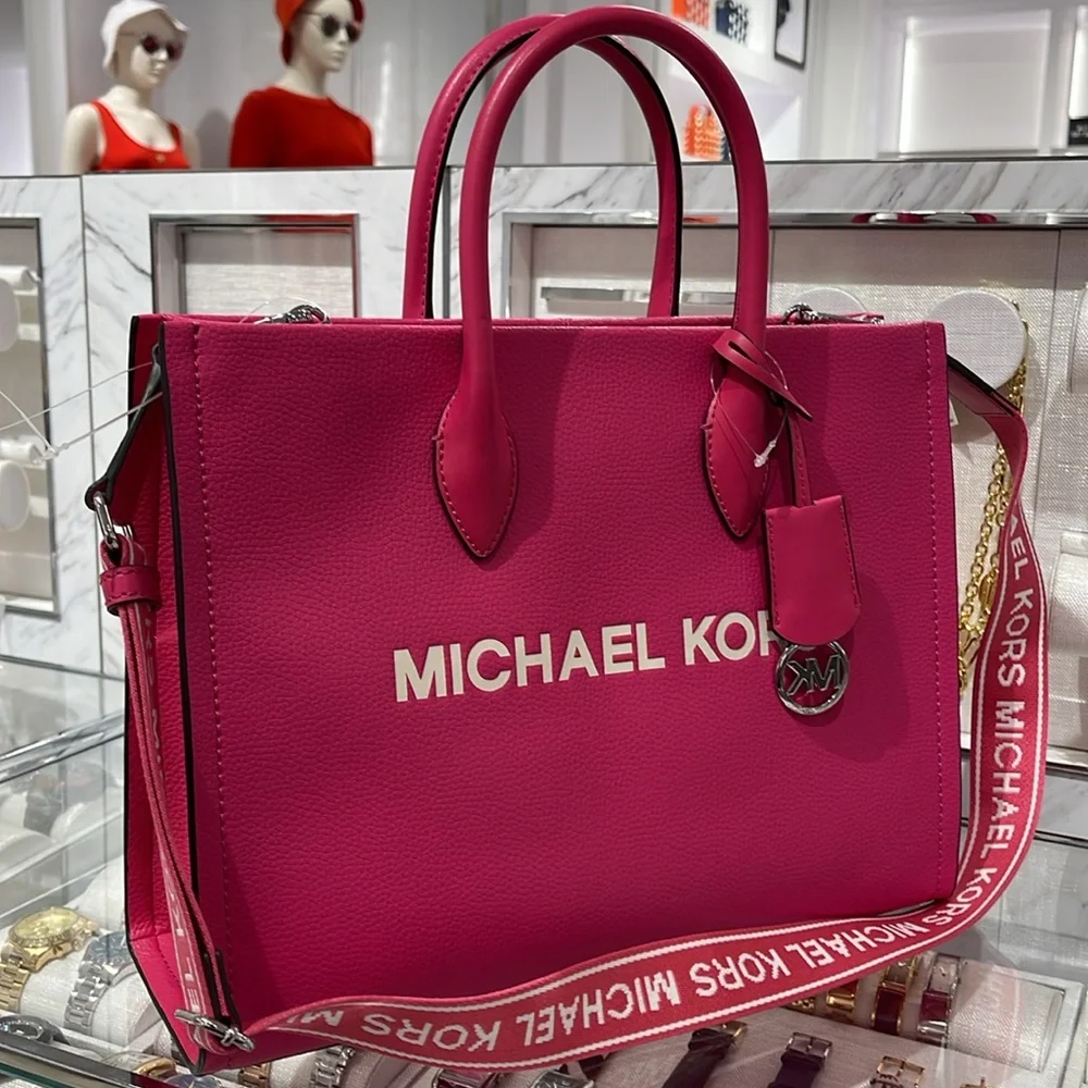 Michael Kors Mirella Medium Pebbled Leather Tote Bag
Dragonfruit
NWT - Picture 2 of 16